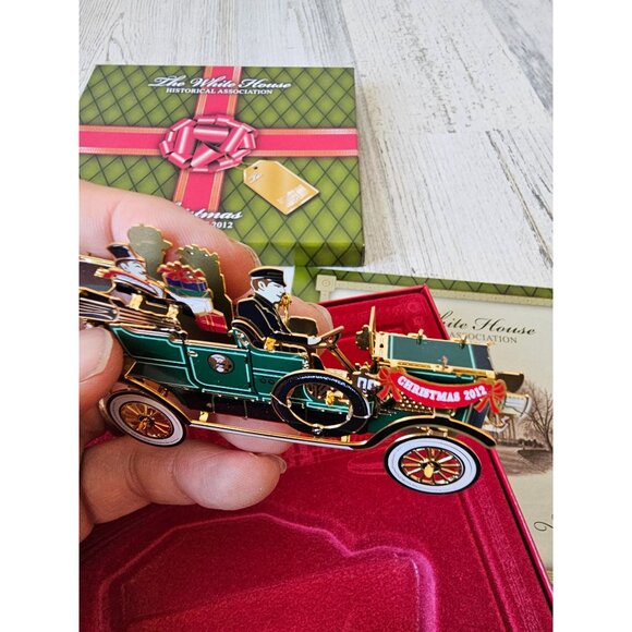 White House Howard Taft 2012 car metal ornament Xmas tree automobile Americana p - Picture 4 of 12